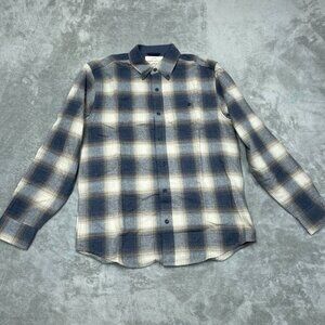 Original Weatherproof Vintage Plaid Button-Up Shirt Men’s Size M a0988